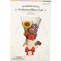 Flower Puzzle Bundle Pack 4ct