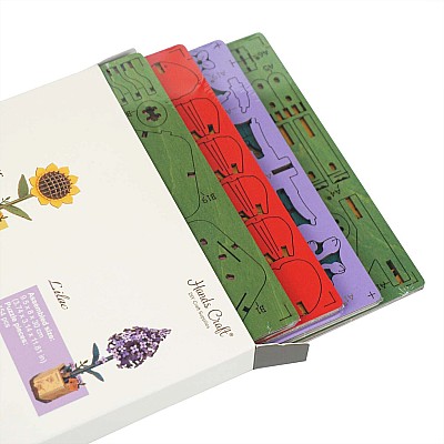 Flower Puzzle Bundle Pack 4ct