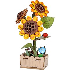 3D Flower Puzzle Sunflower Bloom Set