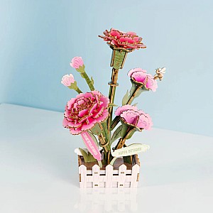 3D Flower Puzzle Carnation Bloom Set