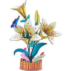 3D Flower Puzzle Lily Bloom Set