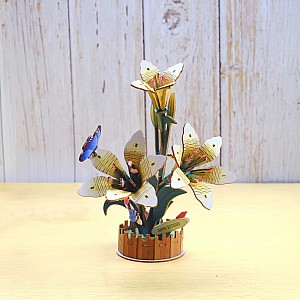 3D Flower Puzzle Lily Bloom Set