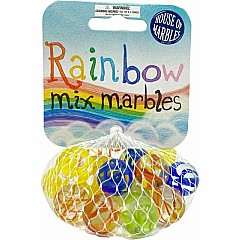 Net Bag of Rainbow Marbles