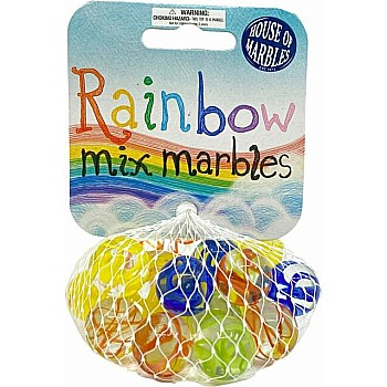 Net Bag of Rainbow Marbles
