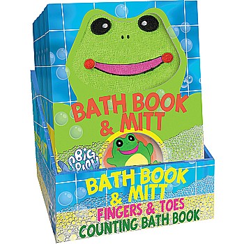 Frog Bath Book and Mitt