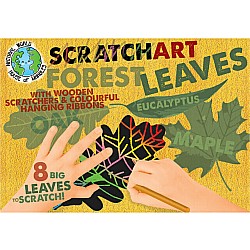 Scratch Art, Forest Leaves 