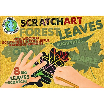 Scratch Art, Forest Leaves 