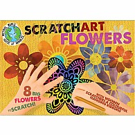 Flowers Scratch Art Set