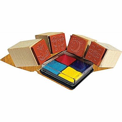 Garden Wooden Stamp Set