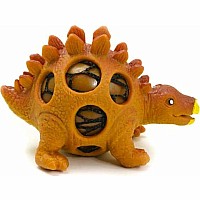 Squeezy Dinosaur Ball Stegosaurus - SQUISH-A-SAURUS! (Assorted Colors)