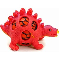 Squeezy Dinosaur Ball Stegosaurus - SQUISH-A-SAURUS! (Assorted Colors)