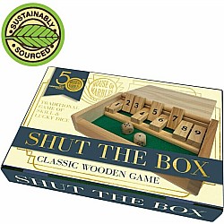 Wooden Shut the Box Game