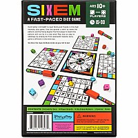 SIXEM  -  a fast paced dice game