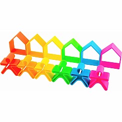 dëna Neon Kids and Houses 6 Pack