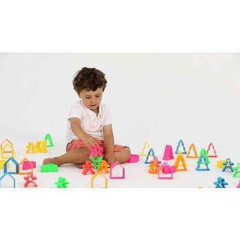 dëna Neon Kids and Houses 6 Pack