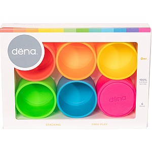dëna 6 Neon Stacking Cups