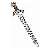 Liontouch Pretend-Play Foam Noble Knight Sword - Red