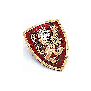 Liontouch Pretend-Play Foam Noble Knight Shield - Red