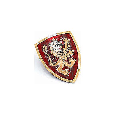 Liontouch Pretend-Play Foam Noble Knight Shield - Red