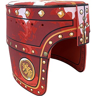 Liontouch Pretend-Play Foam Noble Knight Helmet - Red