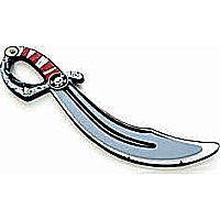 Liontouch Pretend-Play Foam Red Stripe Pirate Sabre