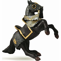 Knight In Black Armor Horse