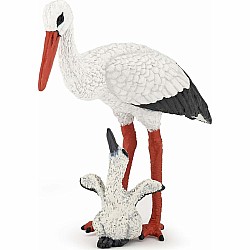 Papo Stork And Baby Stork