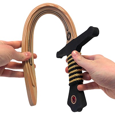 Liontouch Pretend-Play WoodyLion Sword - Large Black and Gold