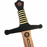Liontouch Pretend-Play WoodyLion Sword - Large Black and Gold