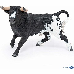 Papo France Black and White Spanish Bull