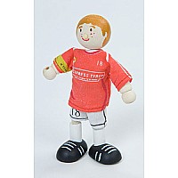 Footballer (Red) No 18