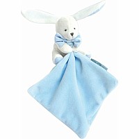 Doudou et Compagnie Hello Baby Blanket with Plush Stuffed Animal Bunny