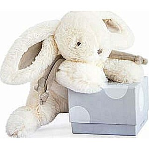 Doudou et Compagnie Tan Plush Bunny