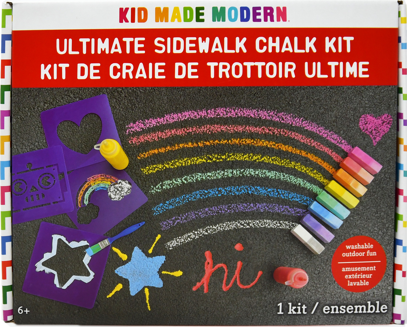 Kid Made Modern Ultimate Sidewalk Chalk Kit