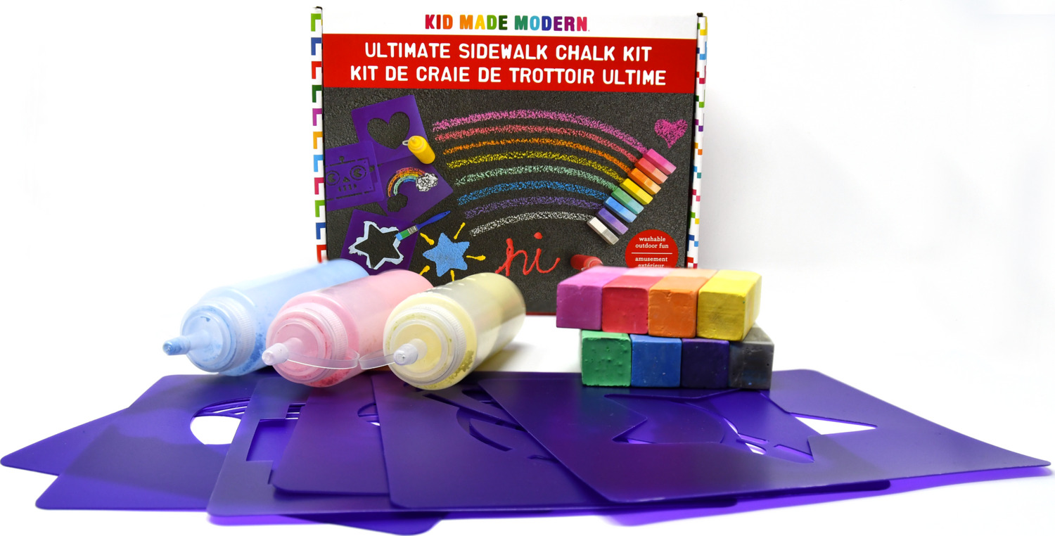 Kid Made Modern Ultimate Sidewalk Chalk Kit