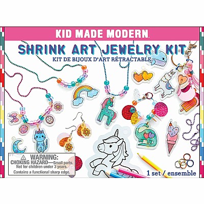 Kid Made Modern Shrink Art Jewelry Kit