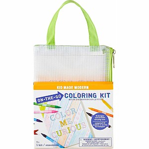 Kid Made Modern On-The-Go Coloring Kit