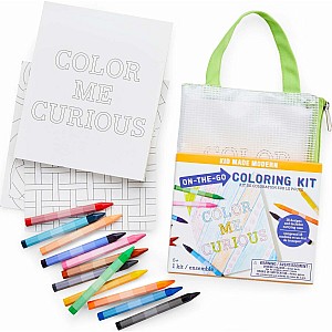 Kid Made Modern On-The-Go Coloring Kit