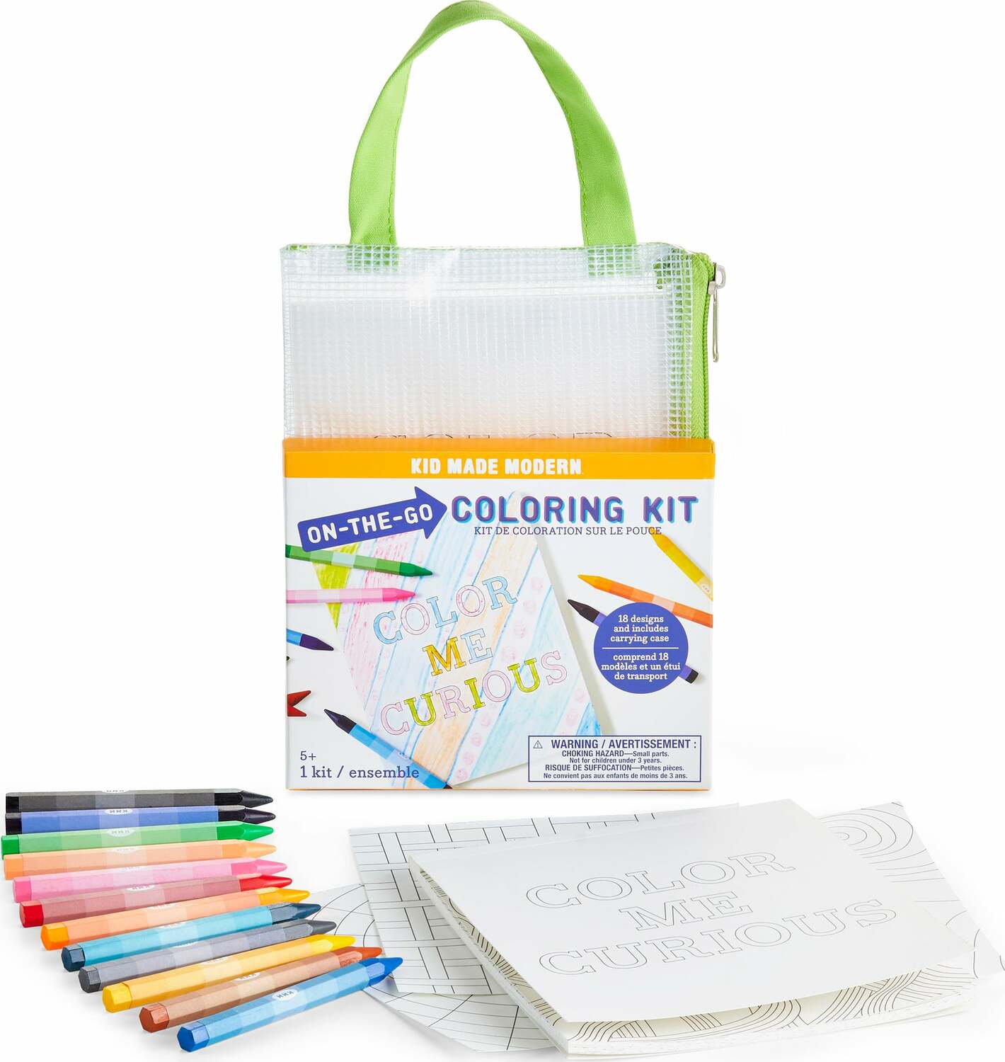 Kid Made Modern On-The-Go Coloring Kit