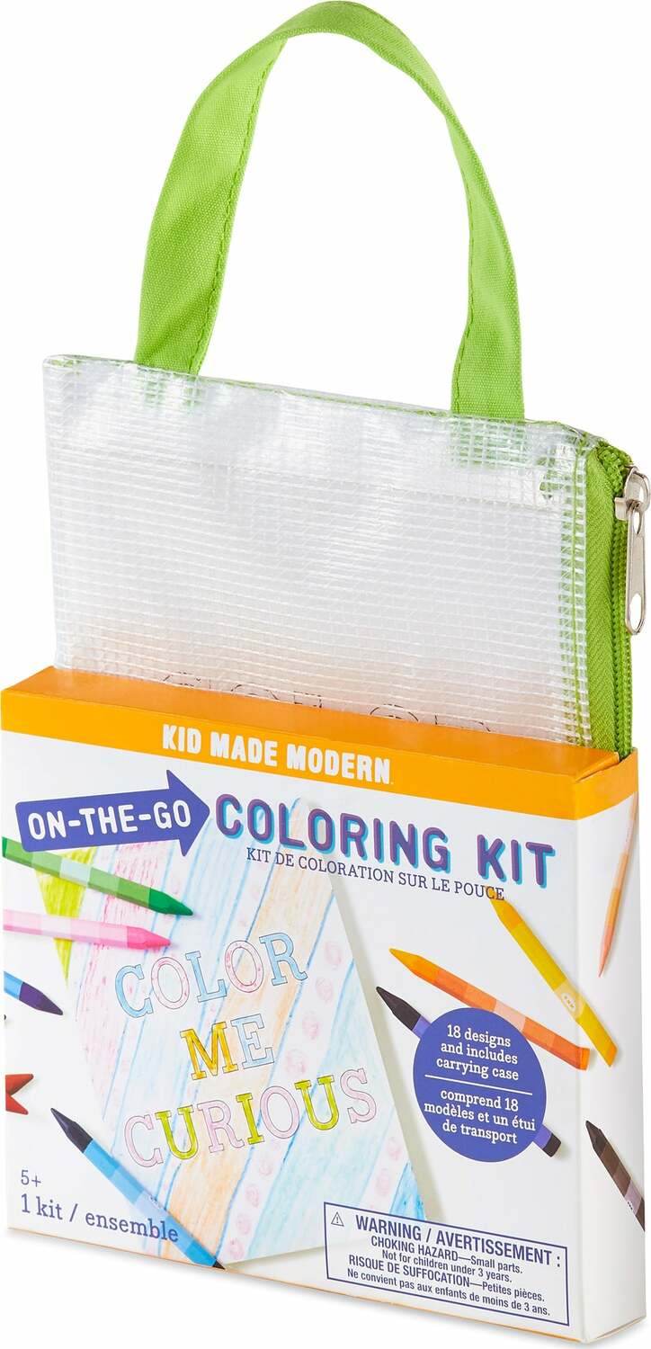 Kid Made Modern On-The-Go Coloring Kit