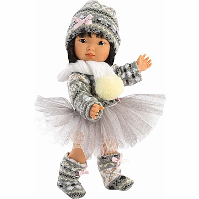 Llorens 11" Winter Tutu Fashion Doll Aja