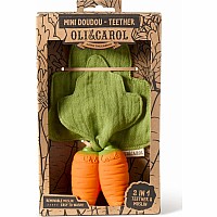 OLI&CAROL Cathy the Carrot Mini Doudou-Teether