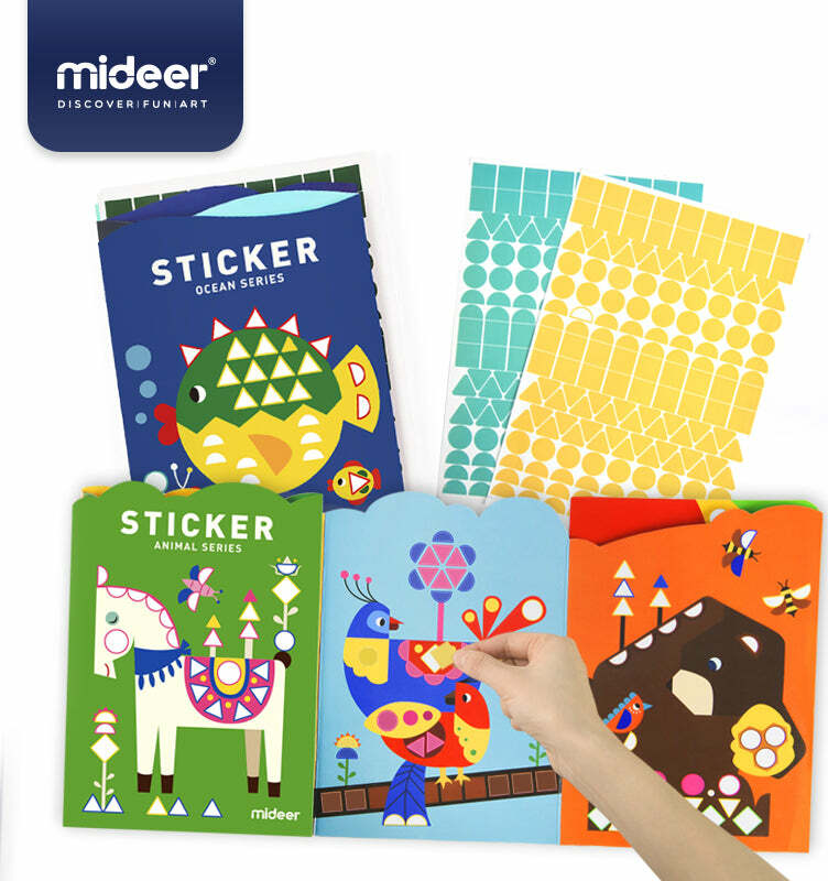 Mideer Sticker Book Kit – Ocean Series