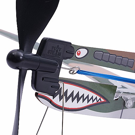 Rubber Band Airplane Science - P-40 Warhawk