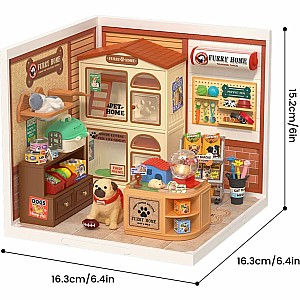 Furry Friends' Home DIY Miniature House