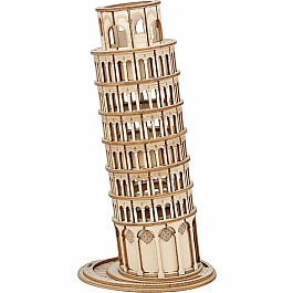 Classic 3D Wood Puzzles; Leaning Tower of Pisa