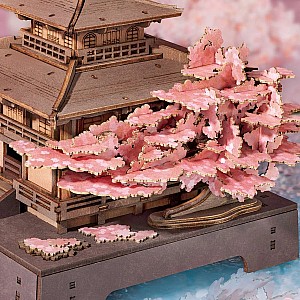 Sakura Pavilion - Cathedral 3D Wooden Puzzle