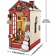Christmas Indoor Scene DIY Book Nook