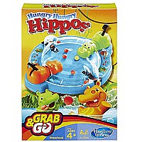 Elefun & Friends Hungry Hungry Hippos Grab & Go Game (Includes 2 Chomping Hippos)
