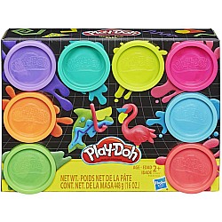 Play-Doh 8-Pack Neon Non-Toxic Modeling Compound with 8 Colors